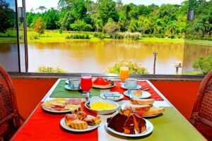 Ózera Fazenda Hotel - café da manhã